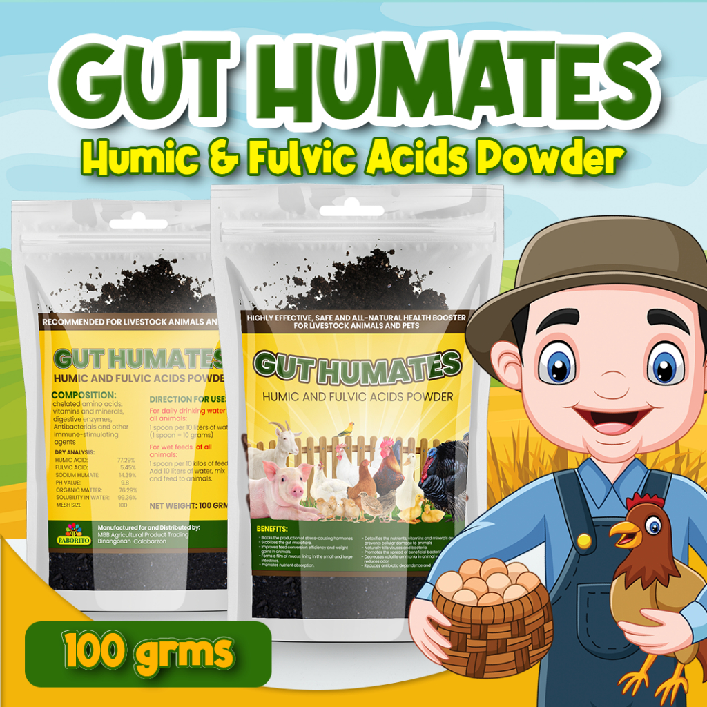 Gut Humates| Humic and Fulvic Acids, Sodium Humate for Poultry, Swine ...