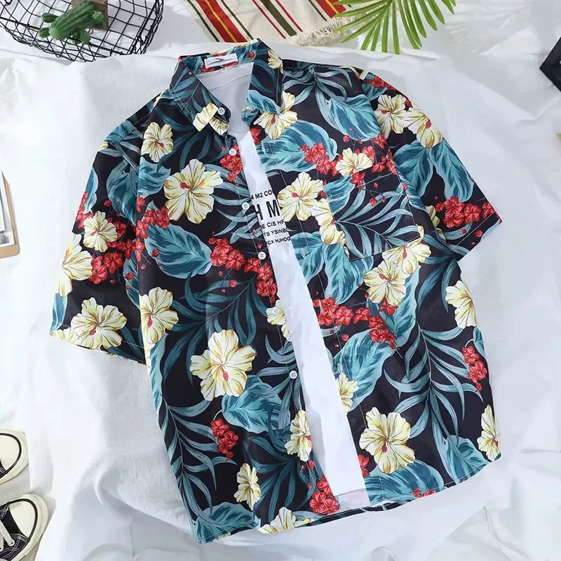 NEW DESIGN FLORAL POLO SHIRTS ON HAND