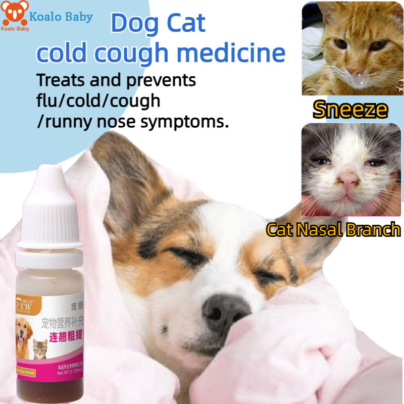 Dog Cat Cold Cough Medicine Heal Fever For Pet Anti Flu/Runny Nose ...