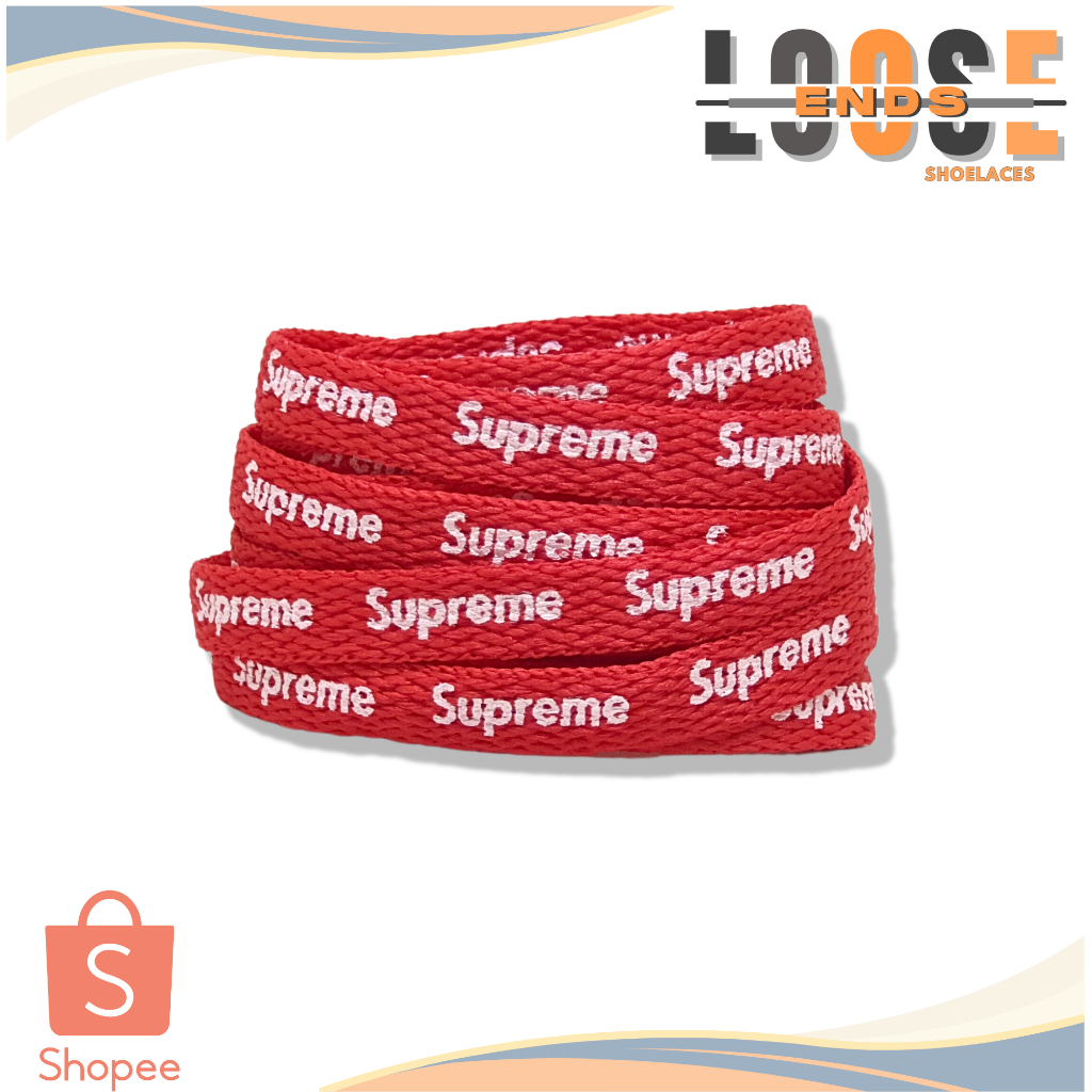 36"/47" Supreme Shoelaces Shopee Philippines