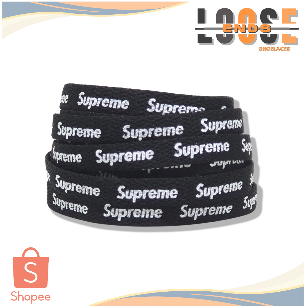 36"/47" Supreme Shoelaces Shopee Philippines