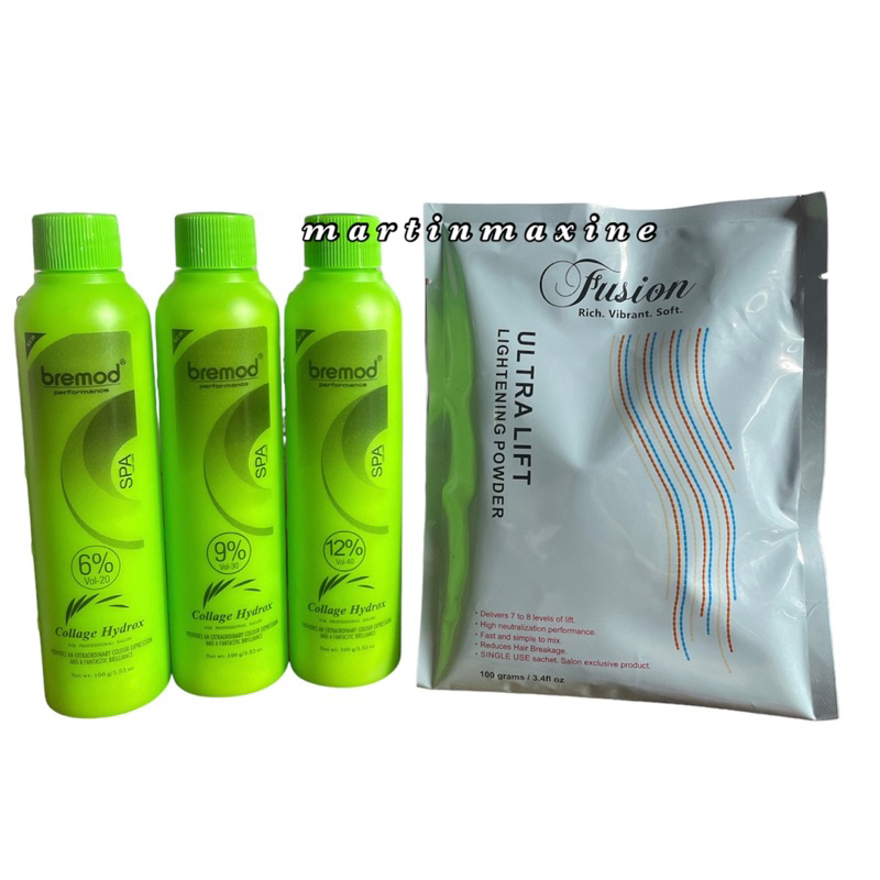 Hair bleaching FUSION, BREMOD, BREMOD PREMIUM, ASHLEY PREMIUM hair