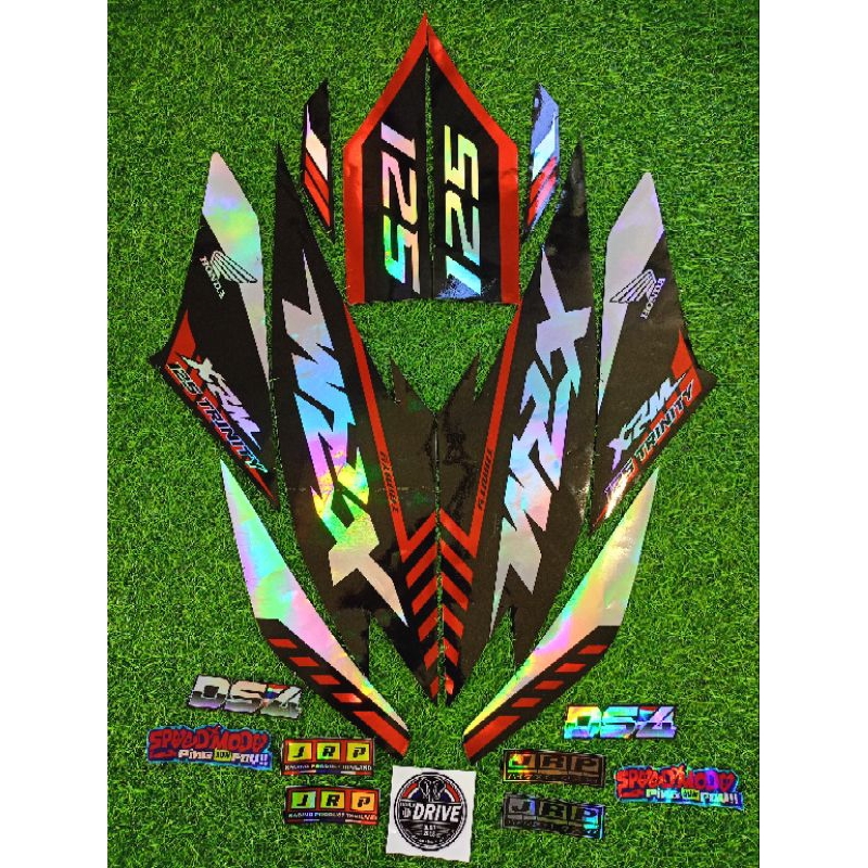 HONDA XRM 125 CARB DECAL DESIGN | Shopee Philippines