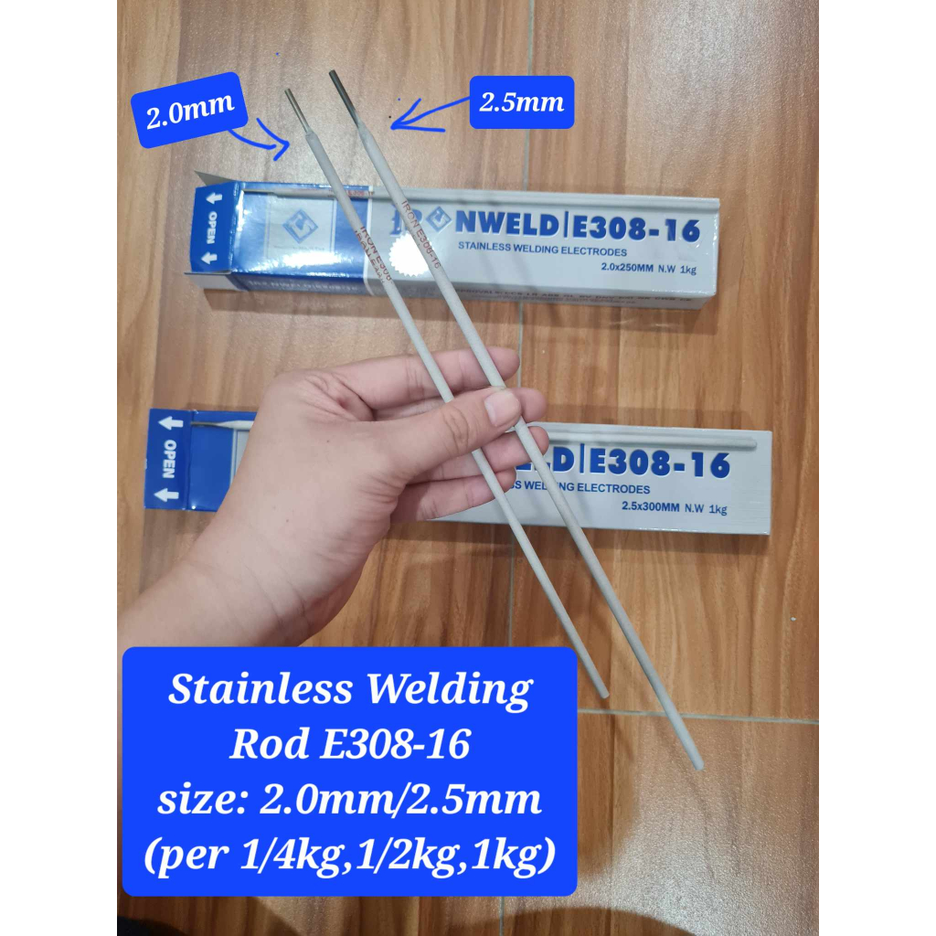 Stainless Welding Rod 2.0mm & 2.5mm (per 1/4kg 1/2kg 1kg) Armstrong ...