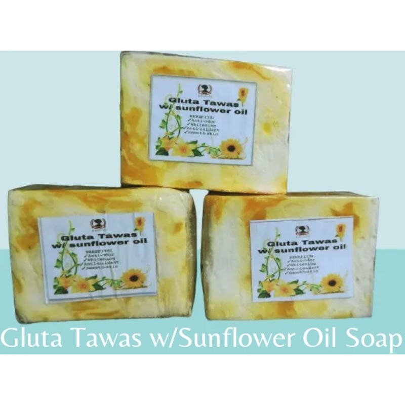 Gluta Tawas w/ Sunflower Oil Bar Soap 100 grams 1 pc only Shopee
