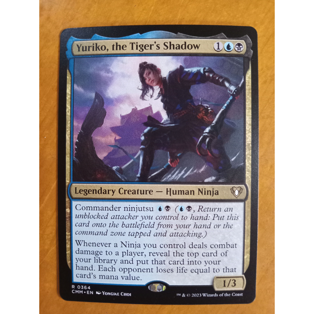 Mtg Yuriko The Tigers Shadow Rare Commander Masters Magic The Gathering English Shopee