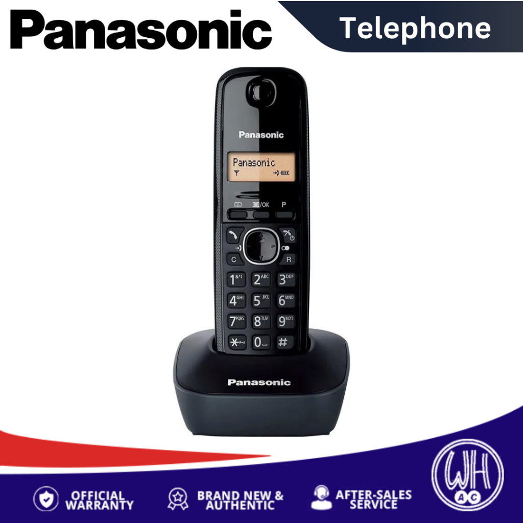 Panasonic Wireless Digital Cordless Phone With 1 Handset (KX-TG1611 ...