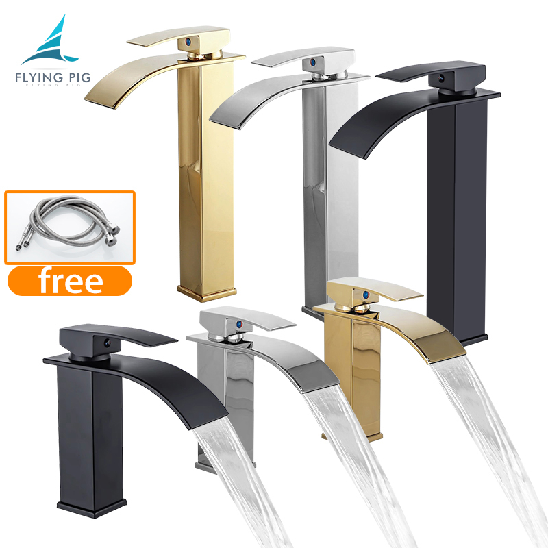 flyingpig Bathroom Faucet Stainless Steel Hot&Cold lavatory Faucets