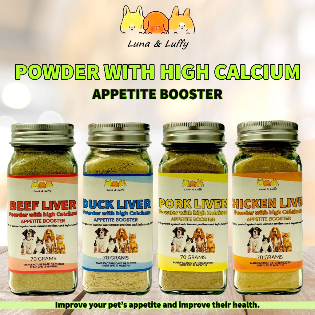Chicken Liver Powder With High Calcium Appetite Boosters for Pets Cats