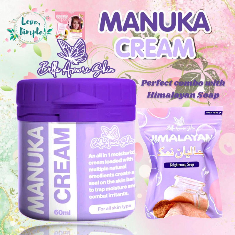 Manuka Cream all in 1 moisturizing gel type cream by Bella Amore Skin ...