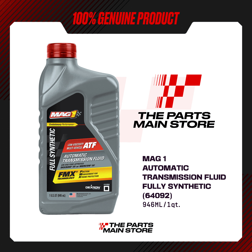 MAG 1 ATF Fully Synthetic Low Viscosity MultiVehicle Dexron VI, Mercon