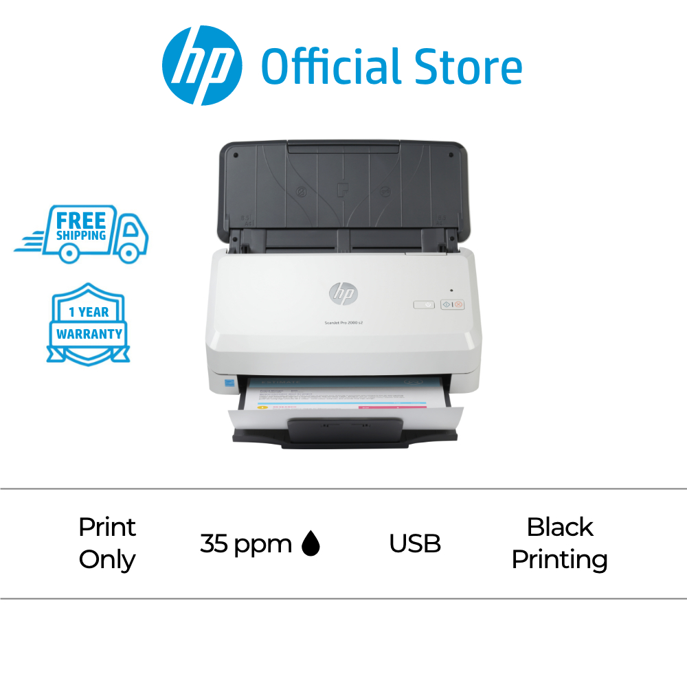 HP ScanJet Pro 2000 S2 Scanner Shopee Philippines