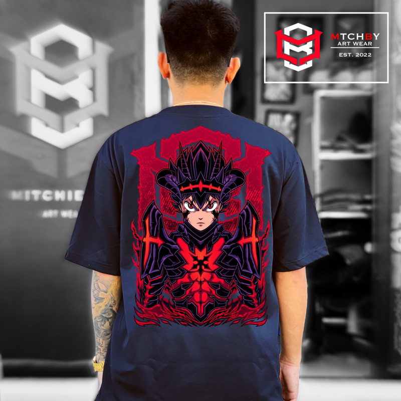 Asta Demon Form | Black Clover | Oversized Tshirt | Shopee Philippines