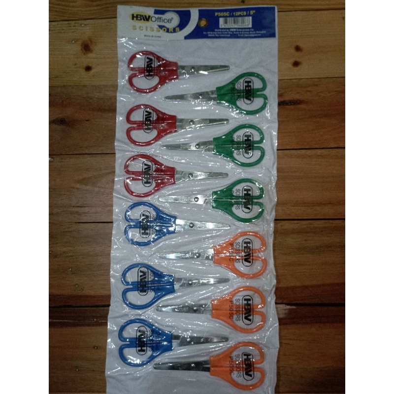 HBW Scissors 4inch/5inch/6inch Sold per pc(randomcolor) | Shopee ...