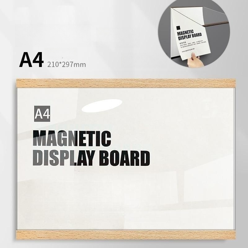 Acrylic WALL Sign Holder A5 A4 photo wall wall display frame