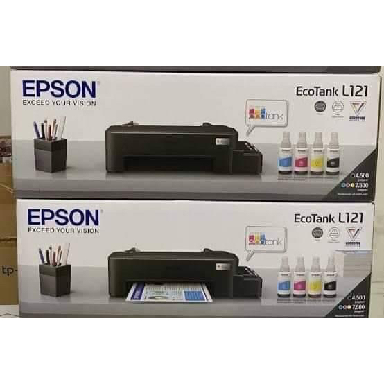 Brand New And Original Epson L121 Eco Tank 3in1 Upgraded L120 Printer With Free Inks Shopee 3065