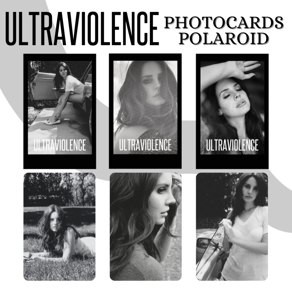 Lana Del Rey Ultraviolence Photocards & Polaroids (FANMADE) Shopee