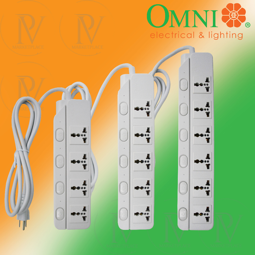 Buy Omni Extension Cord with Switch 4 Gang WED340 Online - DIY Hardwar