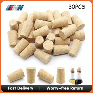24 Pieces Cork Plugs Cork Stoppers Tasting Corks T-Shape Wine Corks with  Plastic Top Wooden Wine Bottle Stopper Bottle Plugs Replacement Corks for