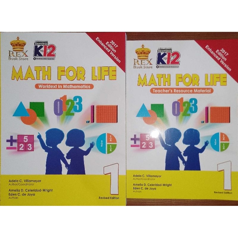 Math For Life grade 1 to 6 Textbook/Teachers guide Shopee Philippines