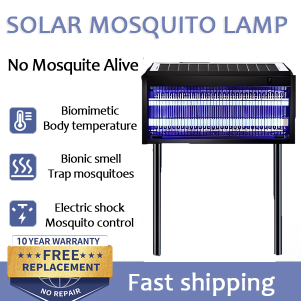 Solar Mosquito Lamp Outdoor Waterproof Garden Courtyard Villa Heavy ...