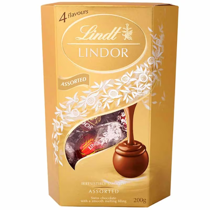 Lindt LINDOR 4 Flavors Assorted Truffles 200g | Shopee Philippines