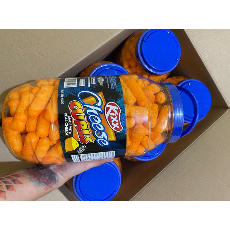 kixx 450g choco balls baked chips cheese curls cheese balls cheese ...