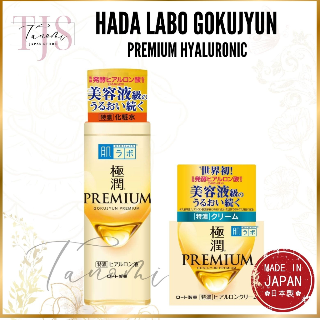 Hada Labo Gokujyun Premium Hyaluronic Acid Lotion / Cream Japan Product Hadalabo Premium