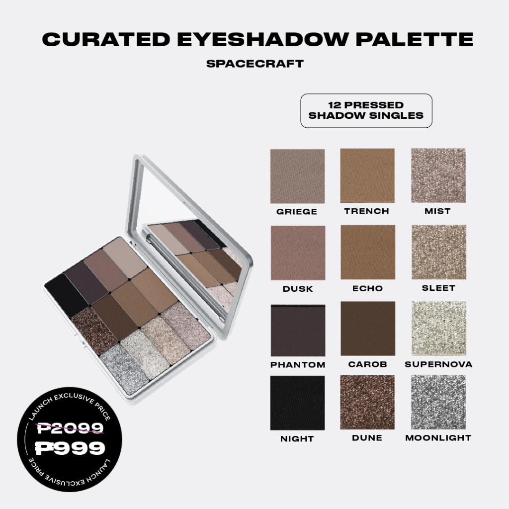 Issy Curated Eyeshadow Palette in Spacecraft | Shopee Philippines