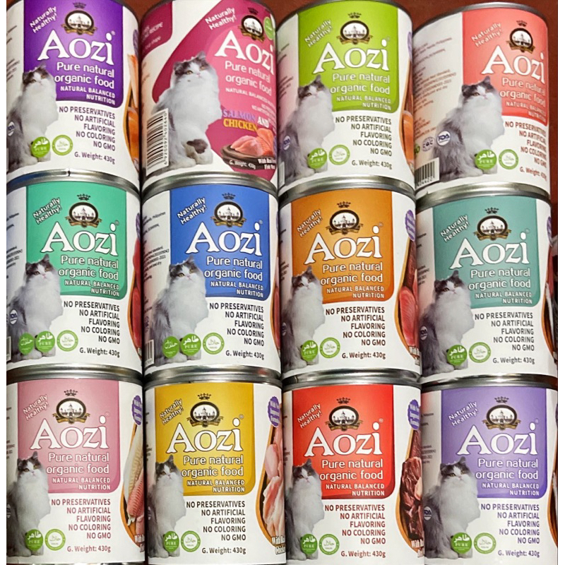 Aozi Wet Cat Food in Can 430g Shopee Philippines