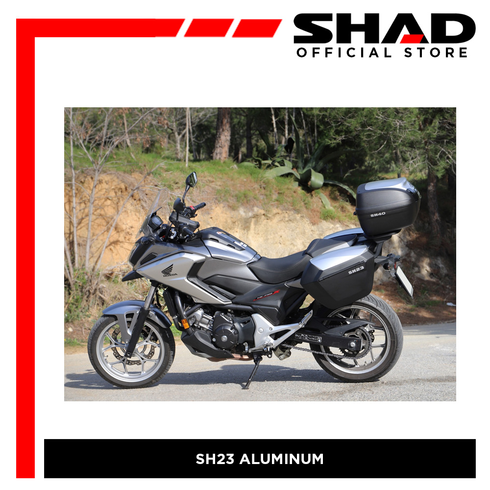SHAD Motorcycle Box SH23 Side Case Black; Aluminum | Shopee Philippines