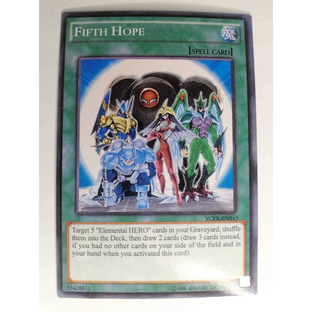 fifth hope yugioh card Amazon.com: Yu-Gi-Oh! Fifth Hope - SGX2-ENE07 - Common main image 1