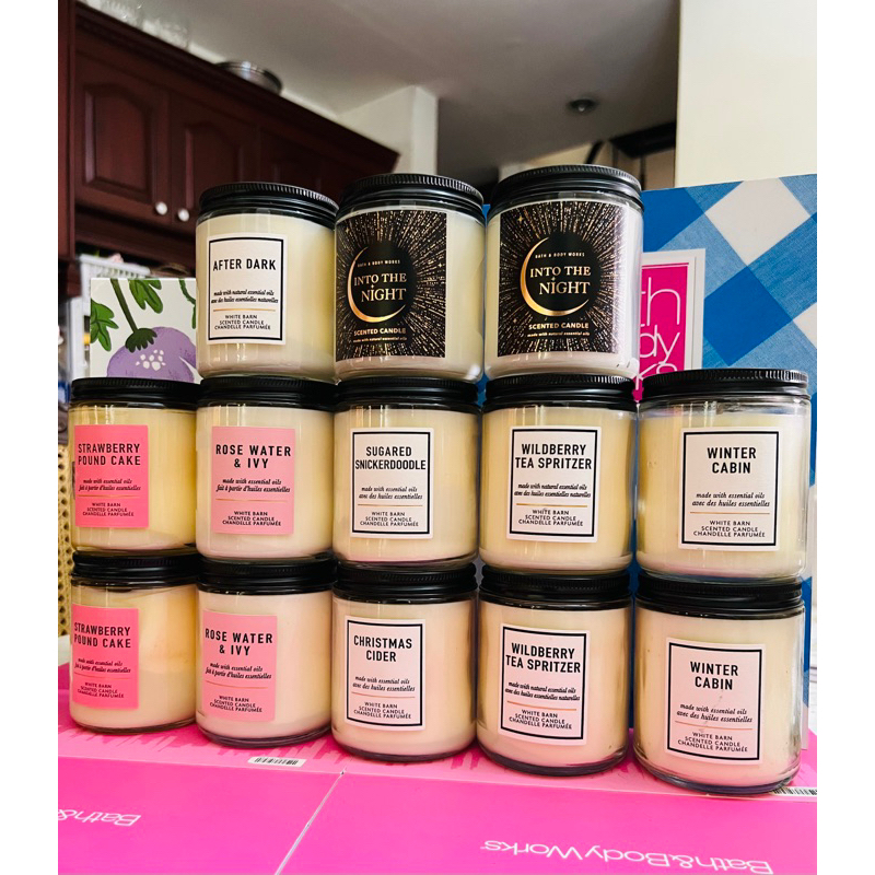 Bath and Body Works Single Wick Candle Shopee Philippines