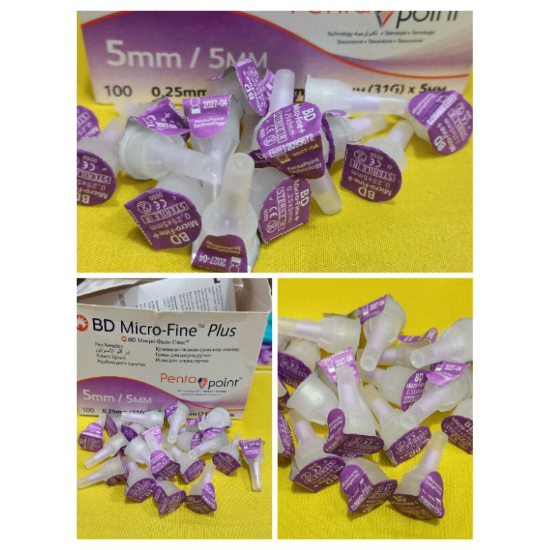 BD MicroFine insulin Pen needles 5mm/5Mm Shopee Philippines