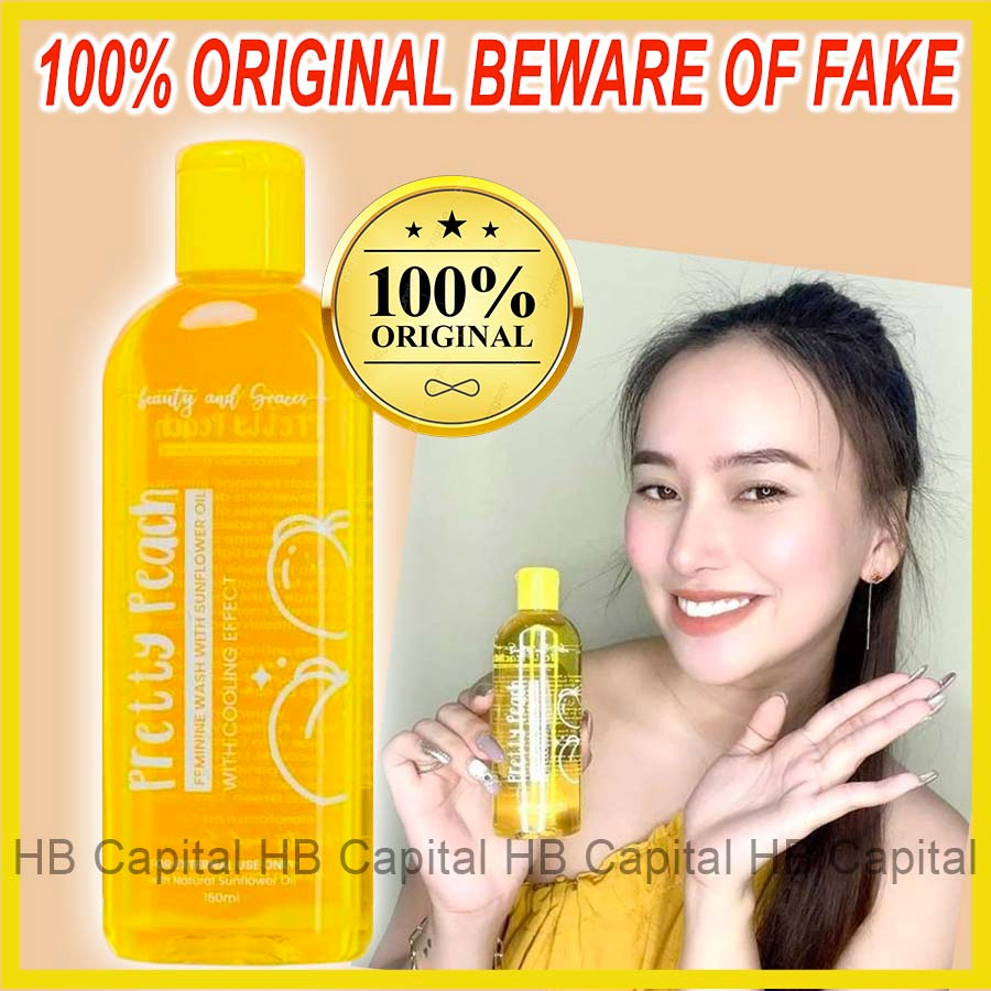 Pretty Peach Feminine Wash With Sunflower Oil and Cooling Effect by