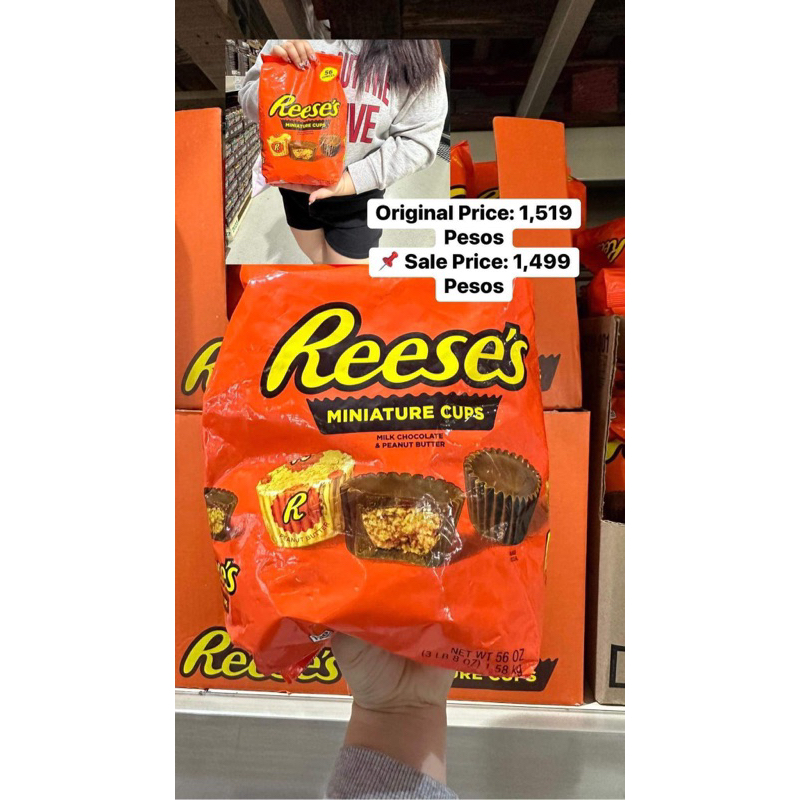 Reese’s Miniature Cups Big Bag 1.58Kg Shopee Philippines