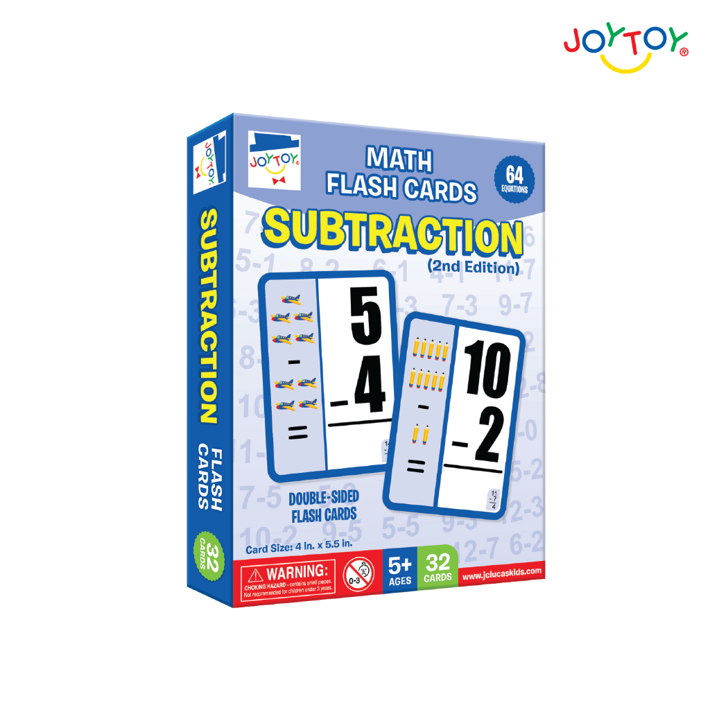 JOYTOY Math Flash Cards - Subtraction (2nd Edition) | Shopee Philippines