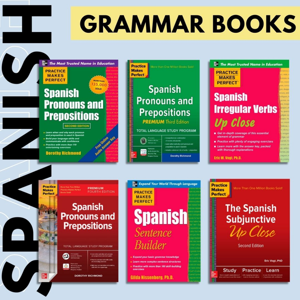 Spanish Grammar Books (Practice Makes Perfect) | Booklet Size ...