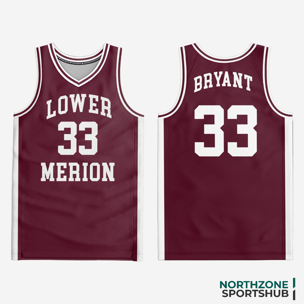 Lower Merion High School Kobe Jersey Stitch Jersey Kobe Bryant #33