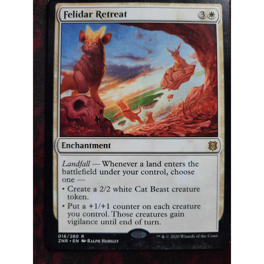 Felidar Retreat ( MTG / Rare / Enchantment / ZNR ) | Shopee Philippines