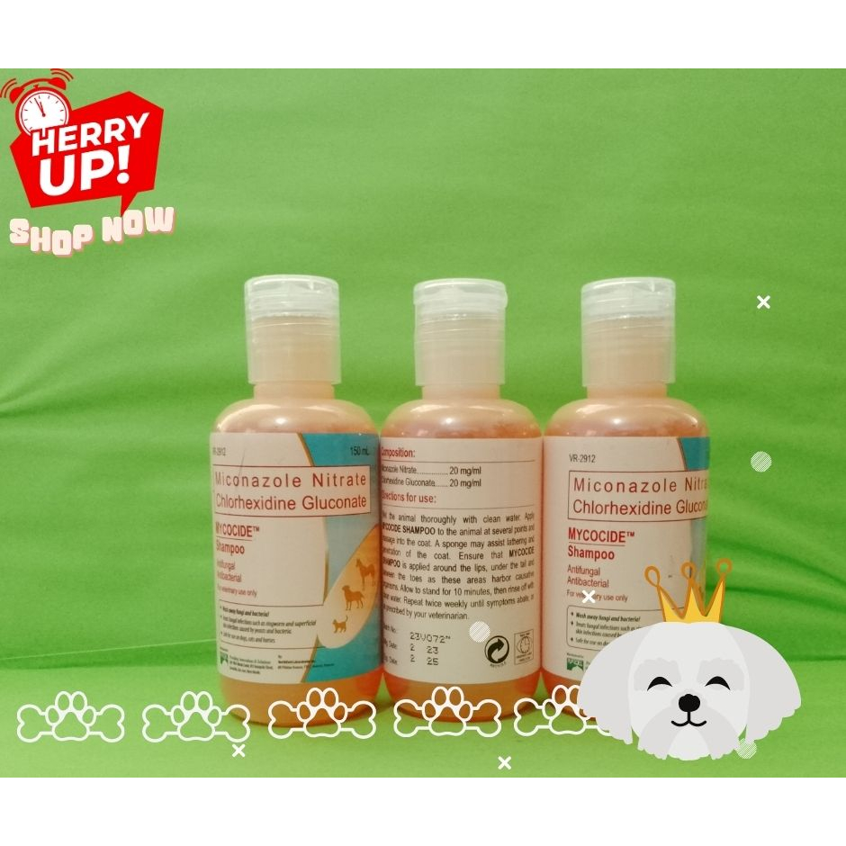 Mycocide Shampoo for dogs and cats (150ml) Shopee Philippines