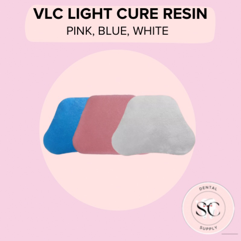 VLC LIGHT CURE RESIN TRAY (PINK, BLUE, AND WHITE) Shopee Philippines
