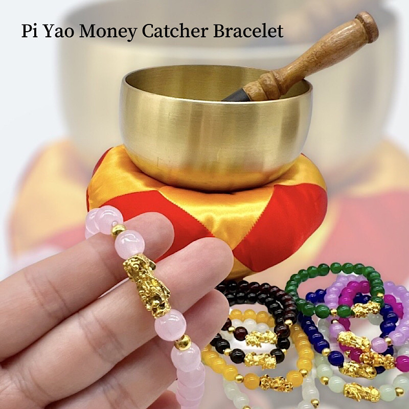 Lucky Charm Bracelet Energy Feng Shui Piyao / Pixiu Wristband Rich Auspicious Energy Healing Pi
