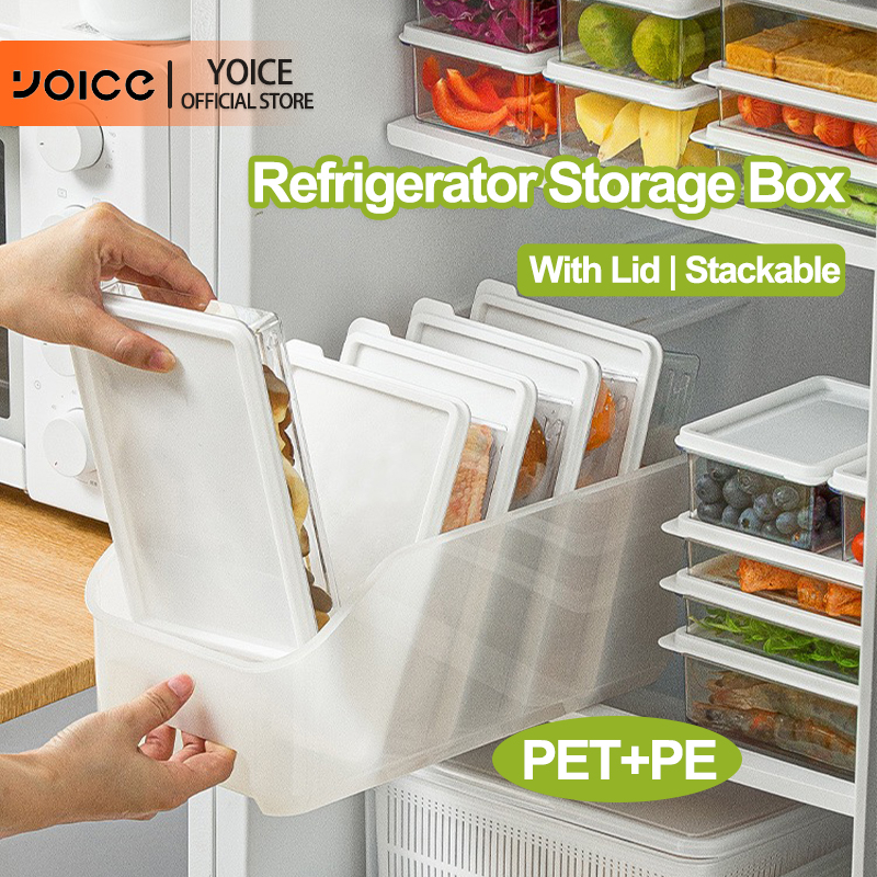 YOICE Refrigerator Organizer Suitable For Meat Seafood Fruit Food ...