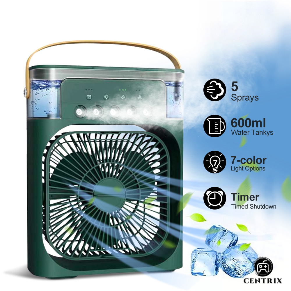 Centrix Desktop Small Fan Air Humidifier Air Cooler with Breathing ...