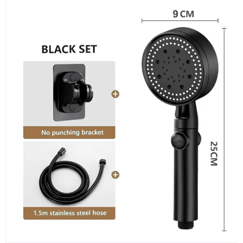 High Pressure Bathroom Shower Sprayer Shower Head With Hose Holder Set ...