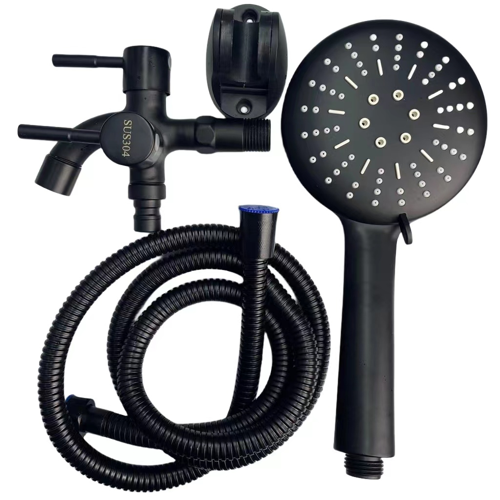 Stainless Shower set with faucet High Pressure Bathroom Shower Sprayer