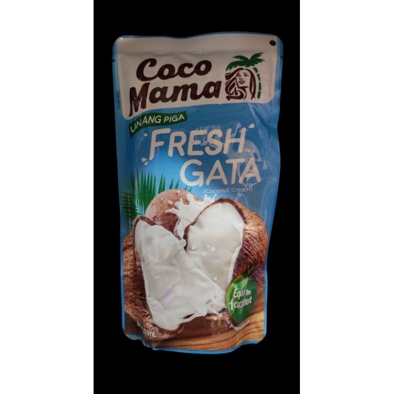 coco mama fresh gata 200ml unang piga coconut cream | Shopee Philippines