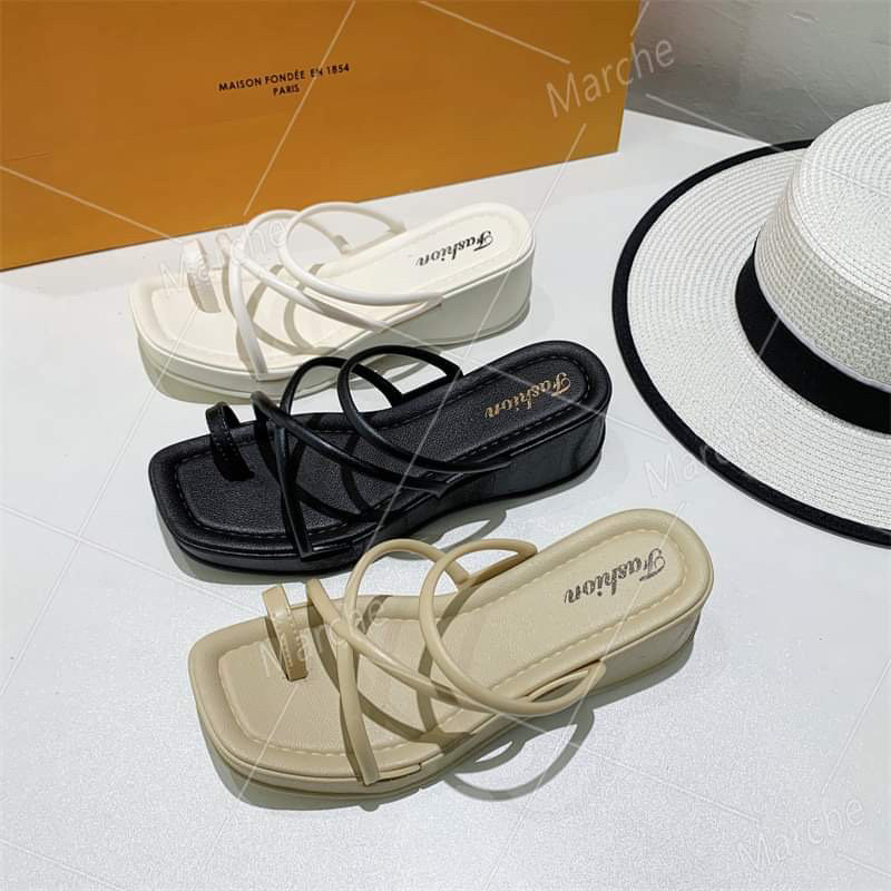Marche Women's summer outerwear sandals 2023 new design toe sandals(add ...