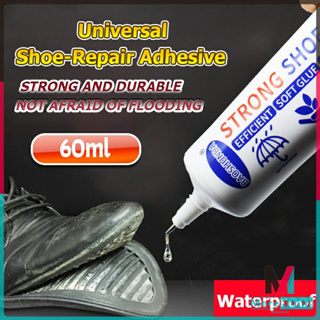 2 Pcs Clear Shoe Repair Adhesive Low Odor Strong Adhesive Soft Resin Shoe  Glue For Fixing Worn Shoes Or Boots